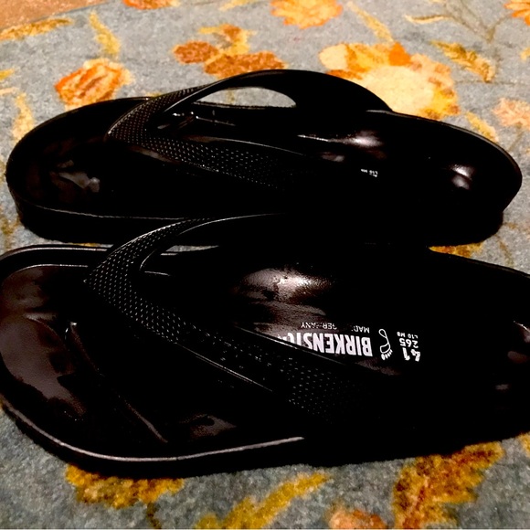 Birkenstock Shoes Birkenstock Orthopedic Black Flip Flops Poshmark